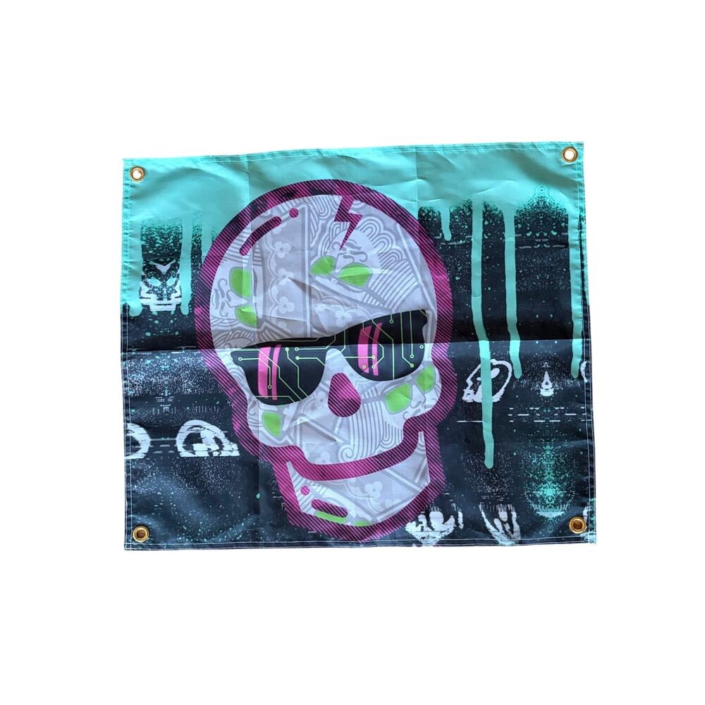Swag Skull Head Golf Banner
